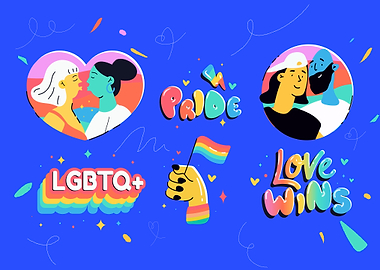 LGBT Pride flat collection