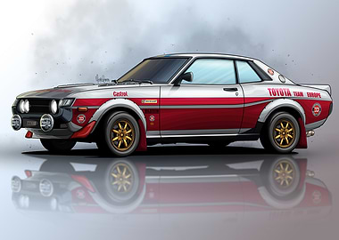 Toyota Celica TA22 Artwork