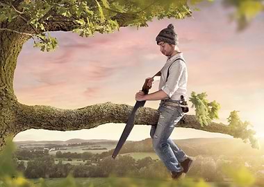 Branch you are sitting on