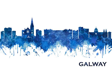 Galway Ireland Skyline
