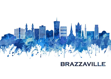 Brazzaville Congo skyline