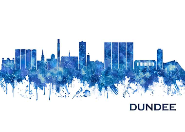 Dundee Scotland Skyline