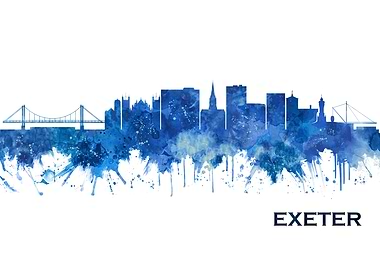 Exeter England Skyline