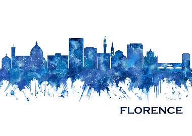 Florence Skyline Blue