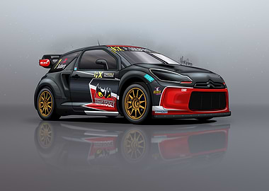 Citroen DS3 WRX Artwork