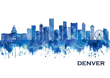 Denver Colorado Skyline