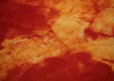 Red and yellow textiling