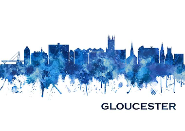 Gloucester England skyline