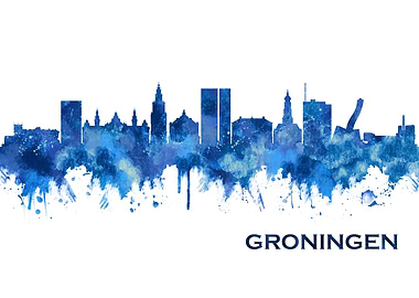 Groningen Skyline Blue
