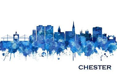 Chester England skyline