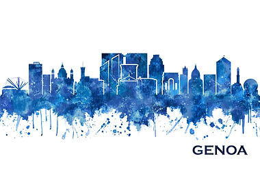 Genoa Skyline Blue