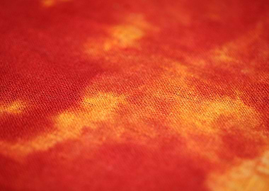 Red and yellow textiling