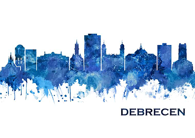 Debrecen Hungary Skyline