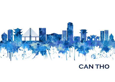 Can Tho Vietnam Skyline