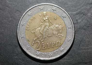 Two euro greek coin 2002