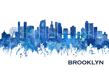 Brooklyn New York Skyline