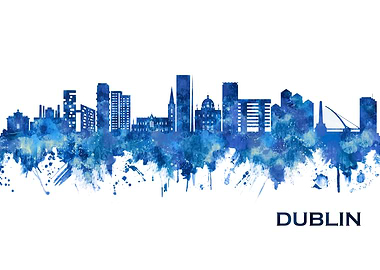 Dublin Ireland Skyline