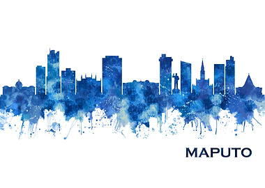 Maputo Mozambique Skyline