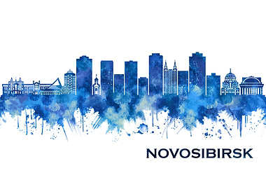 Novosibirsk Russia Skyline