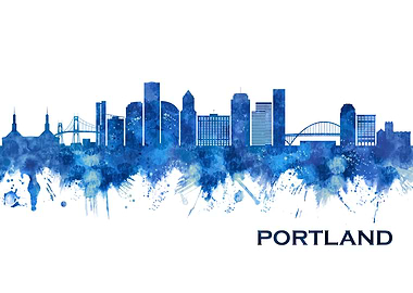 Portland Oregon Skyline