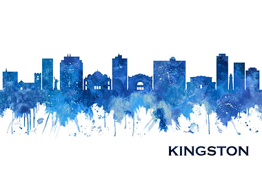 Kingston Jamaica Skyline