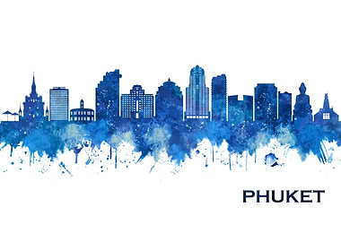 Phuket Thailand Skyline