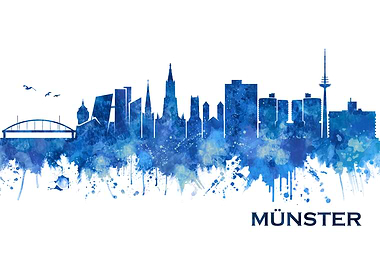 Munster Germany Skyline