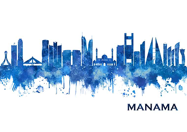 Manama Bahrain Skyline