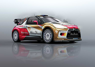 Citroen DS3 WRC Artwork