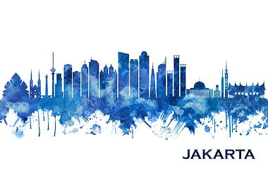 Jakarta Indonesia Skyline