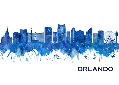 Orlando Florida Skyline
