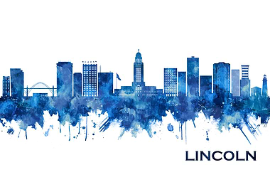 Lincoln Nebraska Skyline