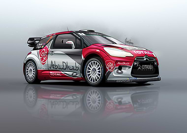 Citroen DS3 WRC Artwork