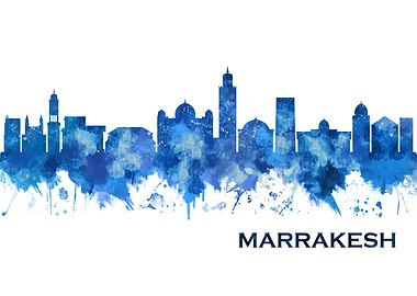Marrakesh Morocco Skyline