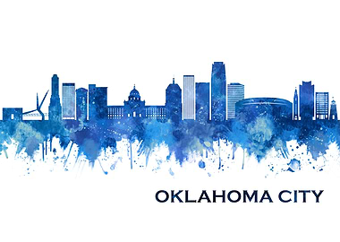 Oklahoma City USA Skyline