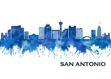 San Antonio Texas Skyline
