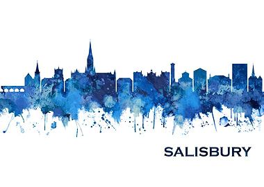 Salisbury England Skyline