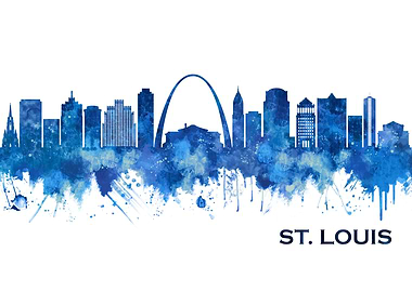 St Louis Missouri Skyline