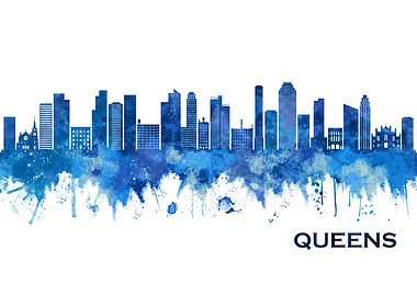 Queens New York Skyline