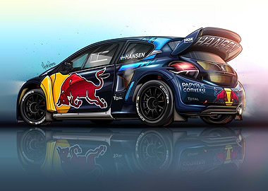 Peugeot 208 RX Artwork