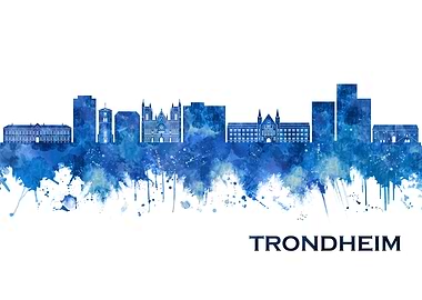 Trondheim Norway Skyline