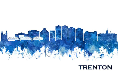 Trenton New Jersey Skyline