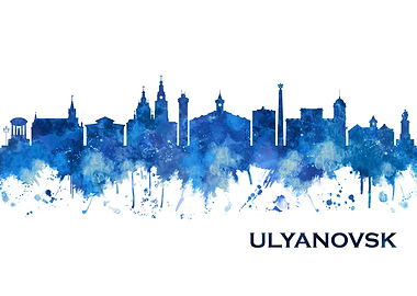 Ulyanovsk Russia Skyline