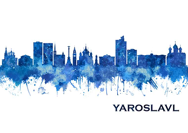 Yaroslavl Russia Skyline