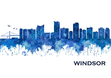 Windsor Canada Skyline