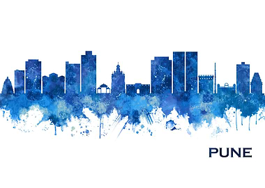 Pune Maharashtra Skyline