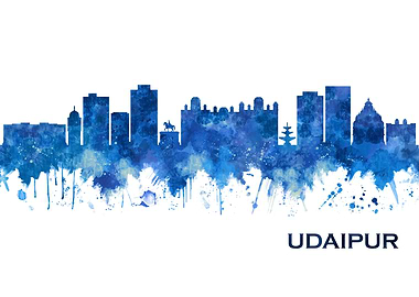 Udaipur Rajasthan Skyline