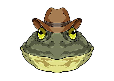 Frog Cowboy Hat