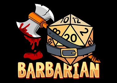 Role Playing RPG Barbarian
