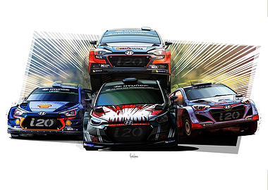 Hyundai Motorsport Poster